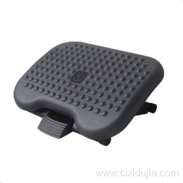 Steel angle adjustable massage footrest for office
